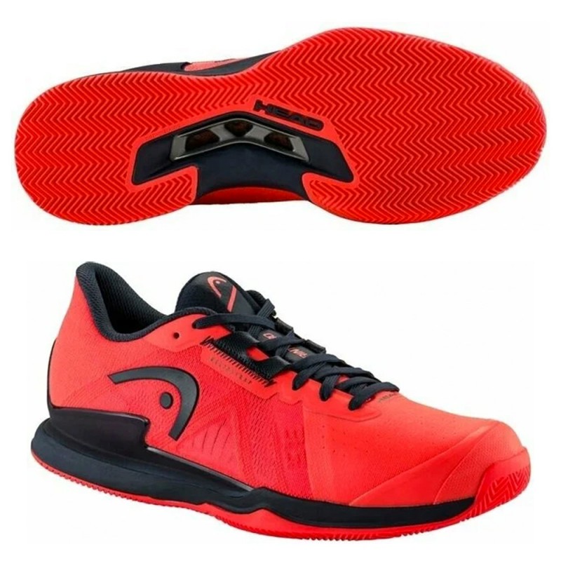 Scarpe Head Sprint Pro 3.5 Clay corallo ardente 2023 Scarpe Head Sprint Pro 3.5 Clay corallo ardente 2023
