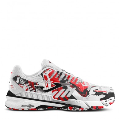 Scarpe Joma Slam Uomo 2302 bianche rosse 2023