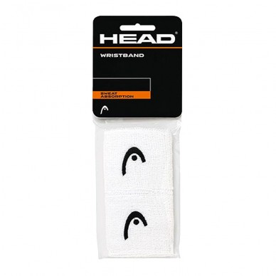 Polsini da Head 2,5" bianchi