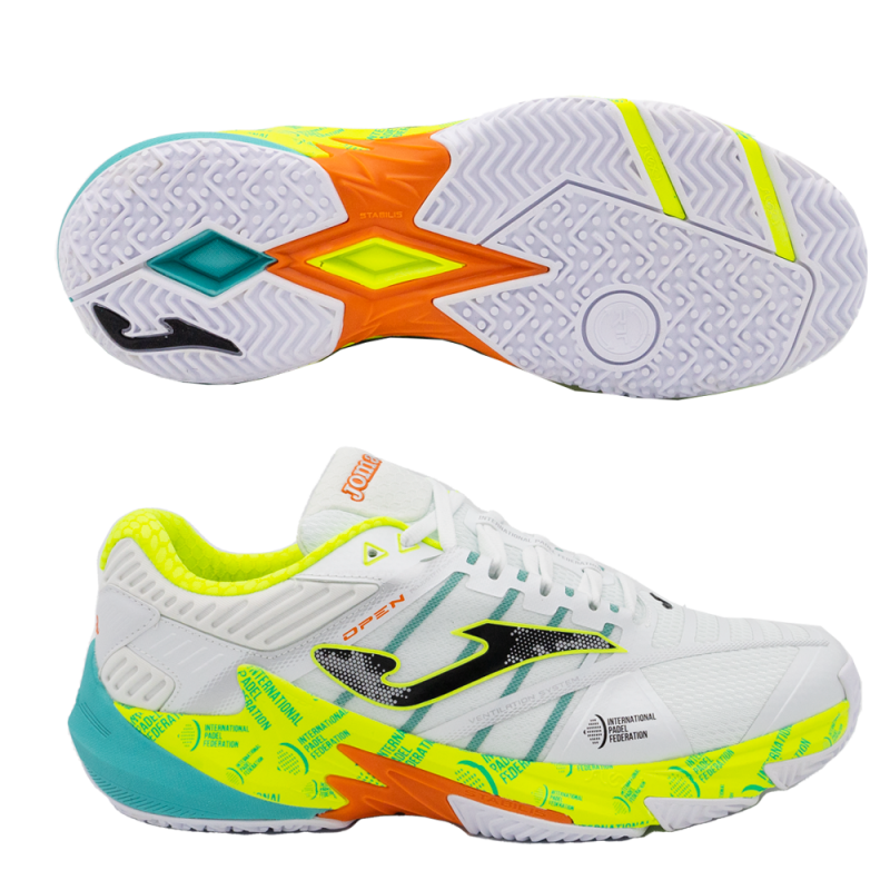 Scarpe Joma T.OPEN 2372 bianco lime 2023 Scarpe Joma T.OPEN 2372 bianco lime 2023