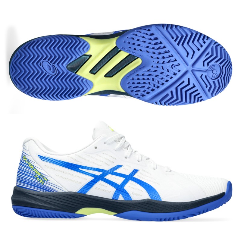 Scarpe Asics Solution Swift FF bianco illusione blu Scarpe Asics Solution Swift FF bianco illusione blu