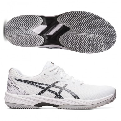 Asics Gel Game 9 Clay bianca nera