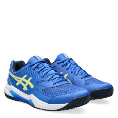 Asics Gel Dedicate 8 Padel illusion blu bagliore giallo