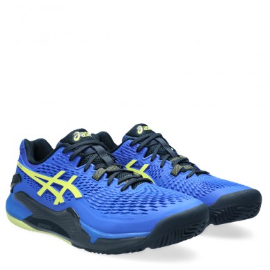 Scarpe Asics Gel Resolution 9 Padel illusion blue glow yellow