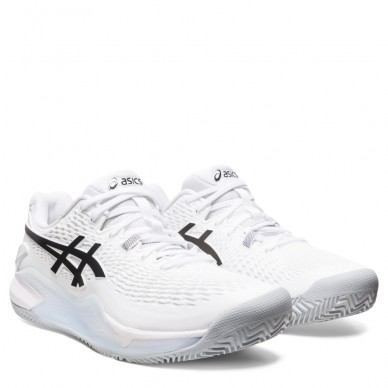 Scarpe Asics Gel Resolution 9 Clay white black