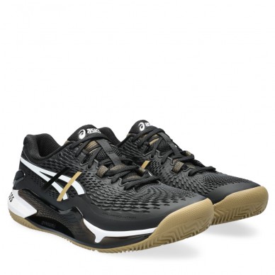 Scarpe Asics Gel Resolution 9 Clay black camel