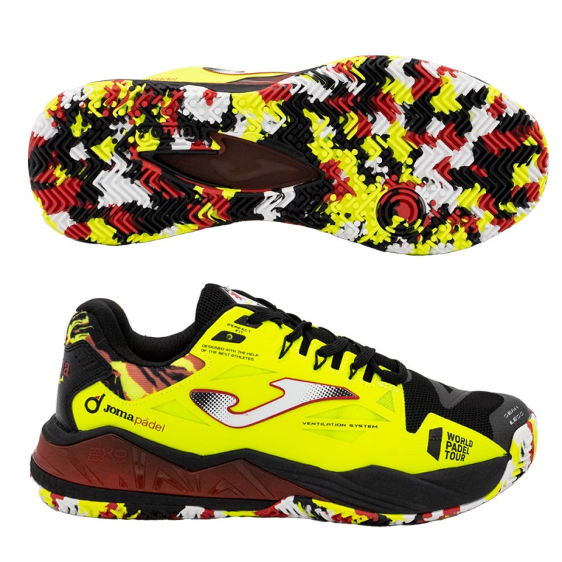 Scarpe Joma T.SPIN 2309 nero giallo fluor 2023