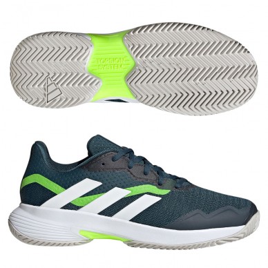 Scarpe Adidas Courtjam Control M arctic night white lemon 2023