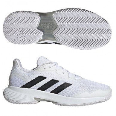Scarpe Adidas Courtjam Control M white core black silver 2023