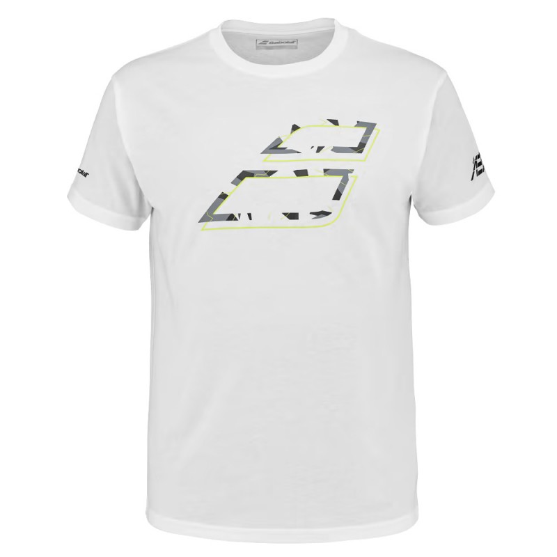 Maglietta Babolat Aero Cotton bianca Maglietta Babolat Aero Cotton bianca