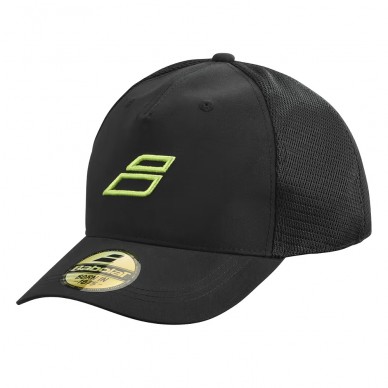 Cappello Babolat Curve Trucker S nero giallo