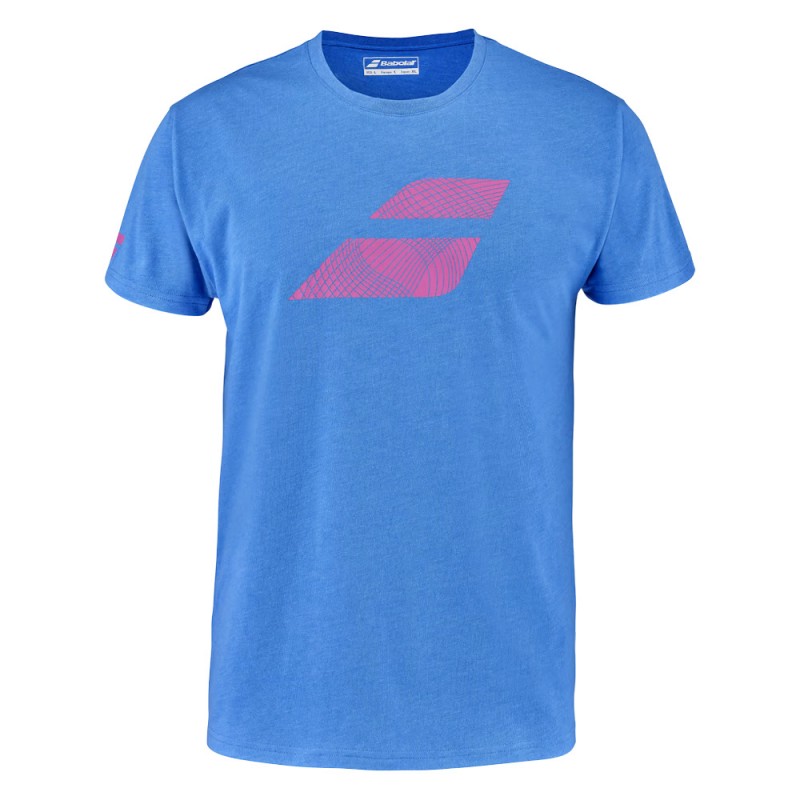 Maglietta Babolat Exercise Big Flag Tee da uomo blu