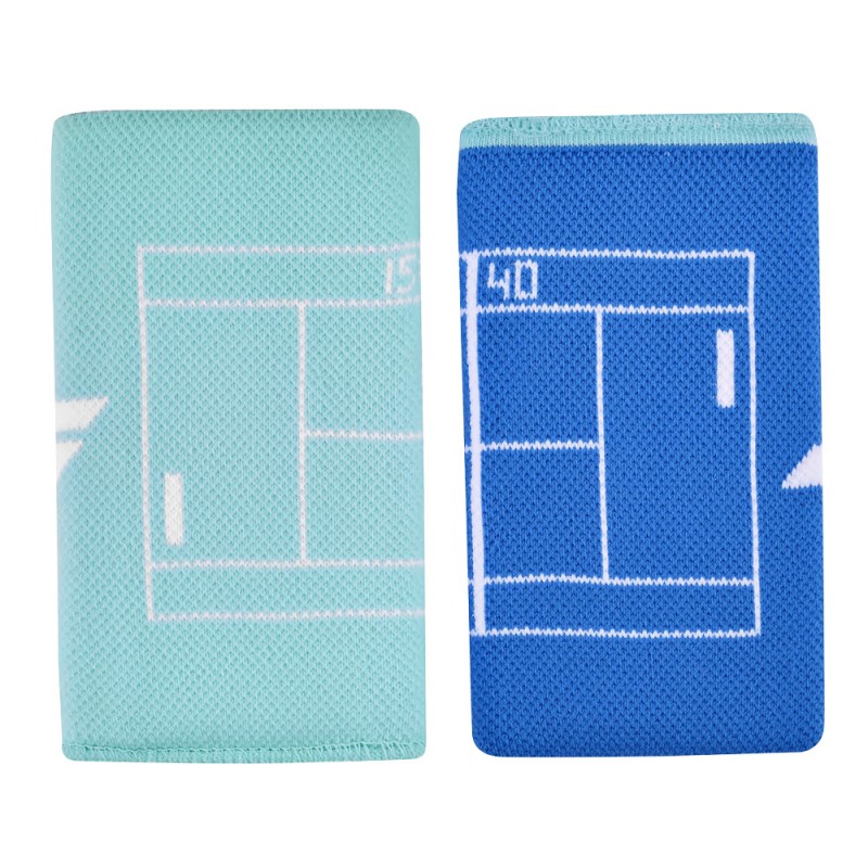 Polsini Jumbo reversibili Babolat bianchi blu Polsini Jumbo reversibili Babolat bianchi blu
