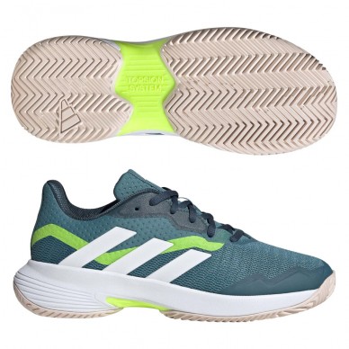 Scarpe Adidas Courtjam Control W arctic fusion bianco 2023