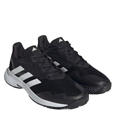 Scarpe Adidas Courtjam Control Clay M core black white grey 2023