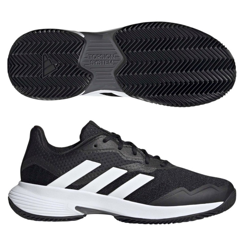 Scarpe Adidas Courtjam Control Clay M core black white grey 2023 Scarpe Adidas Courtjam Control Clay M core black white grey 2023