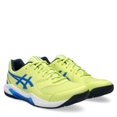 Asics Gel Dedicate 8 Padel glow yellow illusion blu