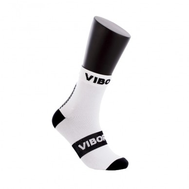Calzini Vibora Kait half round white black