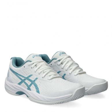 Scarpe Asics Gel Game 9 Clay white gris blue