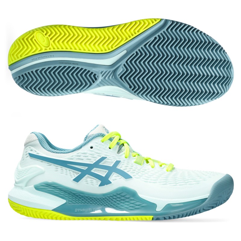 Scarpe Asics Gel Resolution 9 clay soothing sea gray blue Scarpe Asics Gel Resolution 9 clay soothing sea gray blue