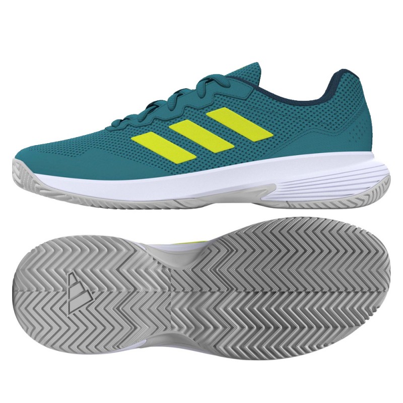 Scarpe Adidas Gamecourt 2 M arctic fusion lucid lemon white 2023