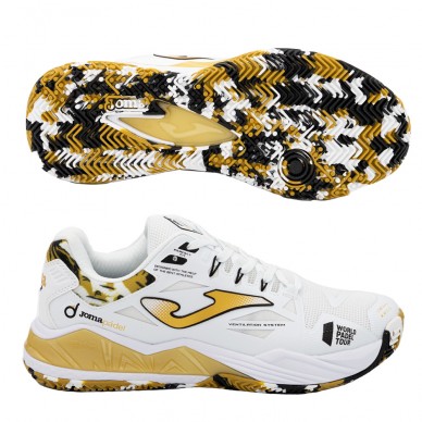 Scarpe Joma Spin Uomo 2332 Bianche Oro 2023