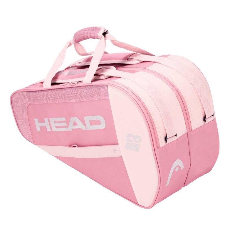Borsa padel Head Core Padel Combi rosa bianco 2022 Borsa padel Head Core Padel Combi rosa bianco 2022