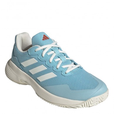 Scarpe Adidas Gamecourt 2 W luce acqua bianco rosso brillante 2023