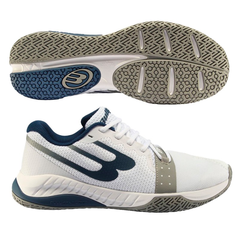 Scarpe Bullpadel Comfort 23I Bianco Blu Marino 2023