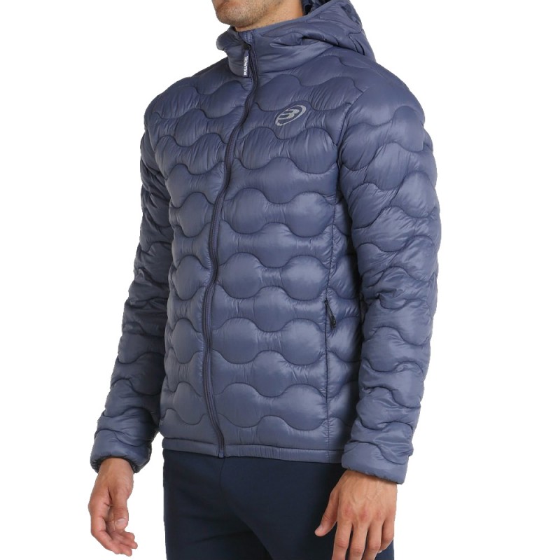 Giacca a vento Bullpadel Nares blu ombra Giacca a vento Bullpadel Nares blu ombra