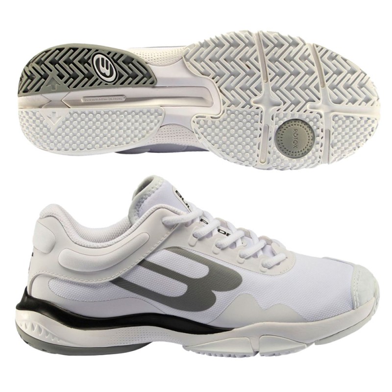 Scarpe Bullpadel Flow Hybrid Fly 23I bianco nero Scarpe Bullpadel Flow Hybrid Fly 23I bianco nero