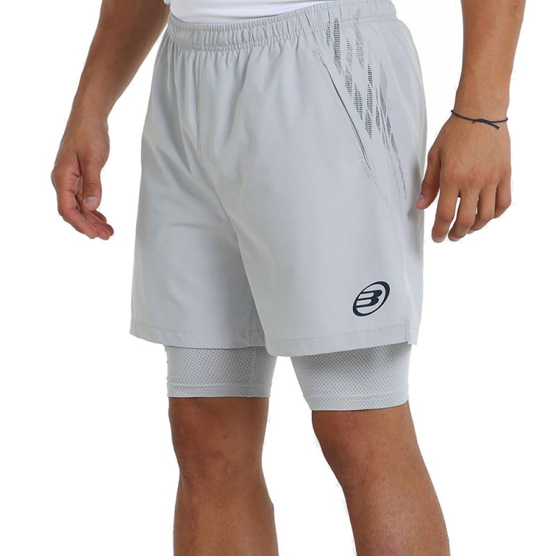 Pantaloncini Bullpadel Missil grigio chiaro