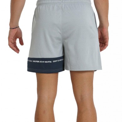 Pantaloncini Bullpadel Orzar gris vigore