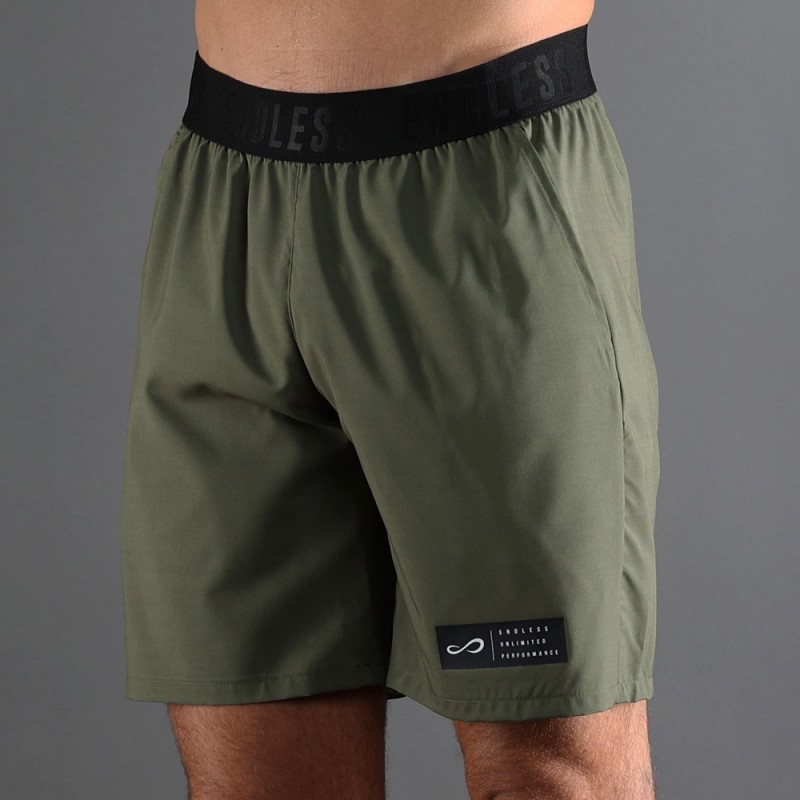 Pantaloncini Endless Ace Iconic Army Pantaloncini Endless Ace Iconic Army