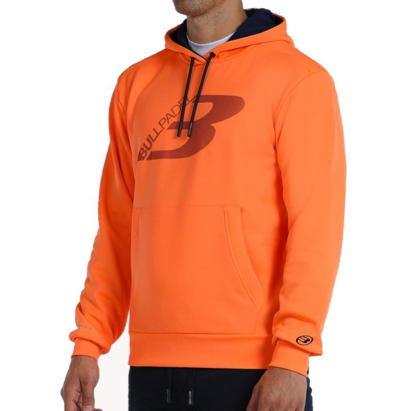 Felpa Bullpadel Nocla arancione fluo Felpa Bullpadel Nocla arancione fluo