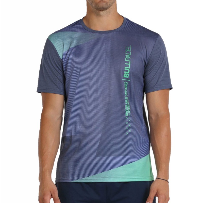 Maglietta Bullpadel Orisa blu ombra Maglietta Bullpadel Orisa blu ombra