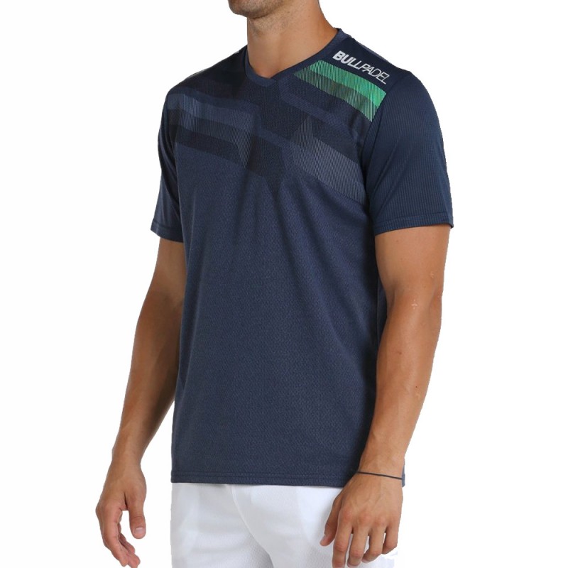 Maglietta Bullpadel Oxear deep ocean vigore Maglietta Bullpadel Oxear deep ocean vigore