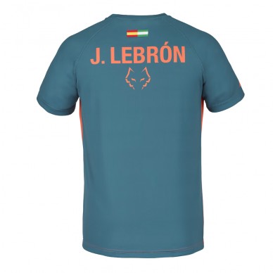 Maglietta Babolat Crew Neck Tee Lebron Arancione Blu Scuro