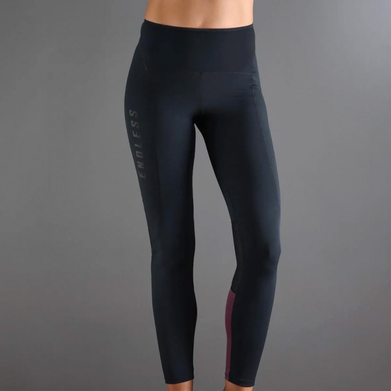 Leggings Endless Indy nero viola Leggings Endless Indy nero viola