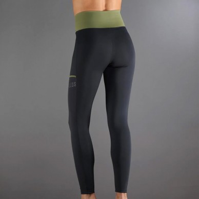 Leggings Endless Cross Pocket nero army