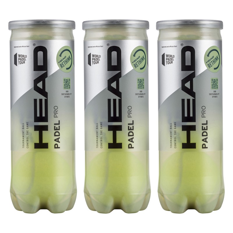 3 Tubi palline Head Padel Pro 3 Tubi palline Head Padel Pro