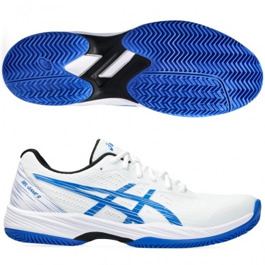 scarpe Asics Gel Game 9 Clay oc white tuna blue 2024