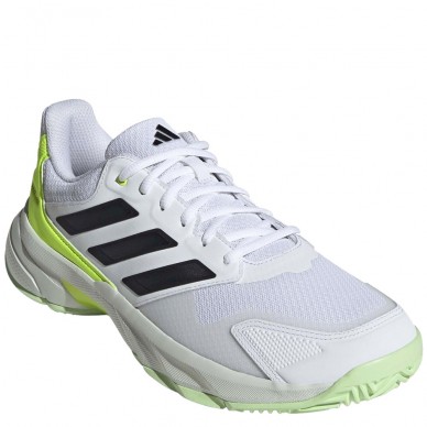 scarpe Adidas Courtjam Control M yellow white 2024