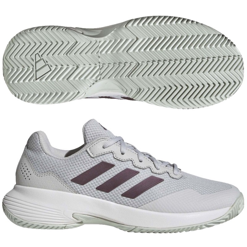 scarpe Adidas Gamecourt 2 W grey aurora white 2024 scarpe Adidas Gamecourt 2 W grey aurora white 2024