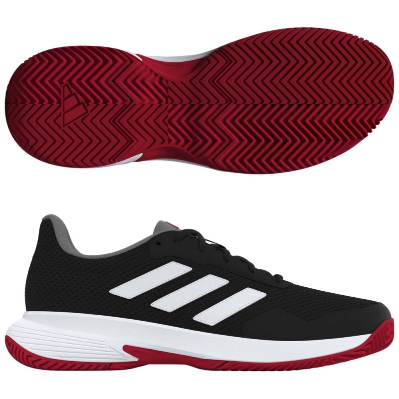 Scarpe Adidas Gamecourt Lite black white 2024
