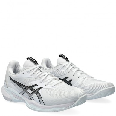 scarpe Asics Solution Speed FF 3 Clay white black 2024