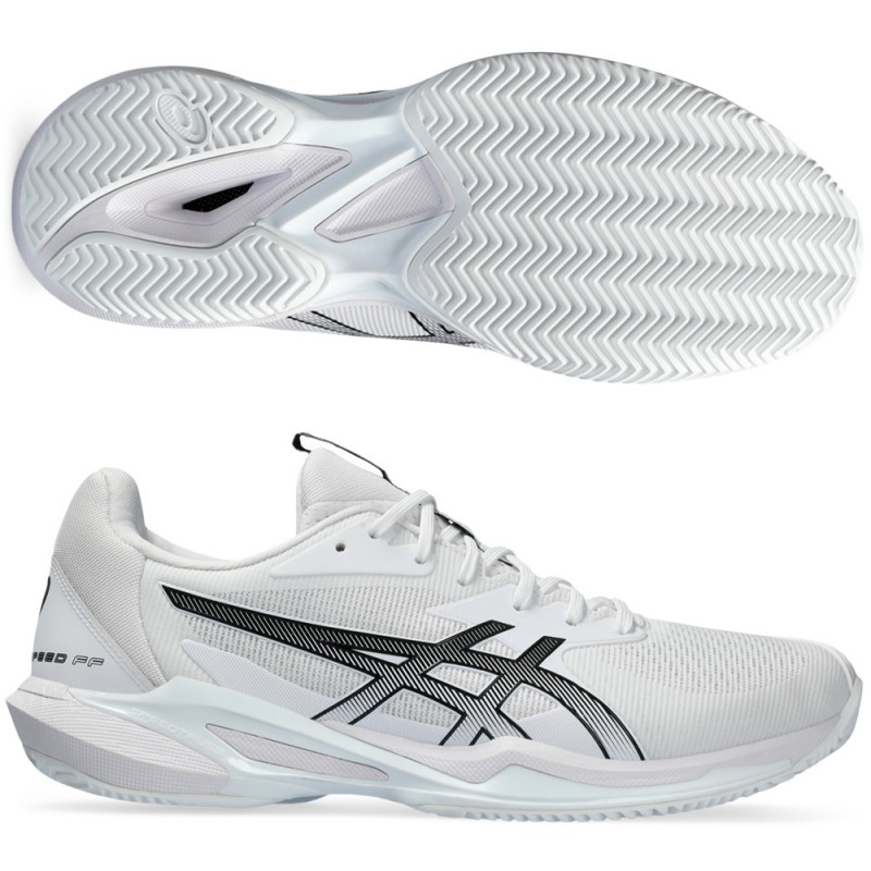 scarpe Asics Solution Speed FF 3 Clay white black 2024