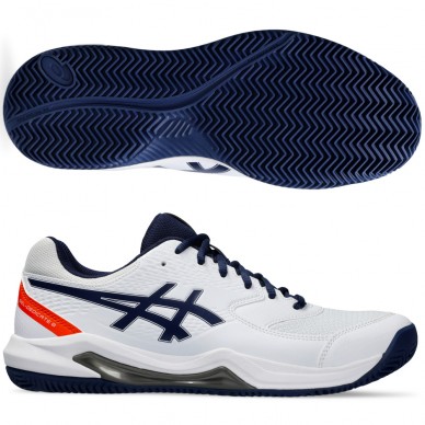 scarpe Asics Gel Dedicate 8 Clay white blue expanse 2024