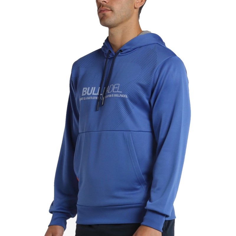 Felpa Bullpadel Grelo blu intenso Felpa Bullpadel Grelo blu intenso