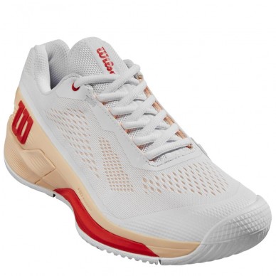 Scarpe Wilson Rush Pro 4.0 W Clay white peach 2024